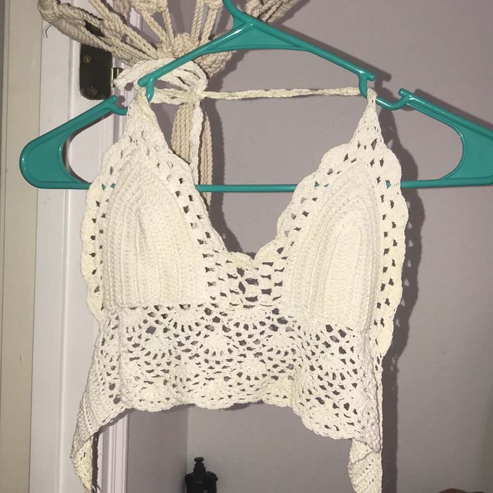 Crochet Coachella top